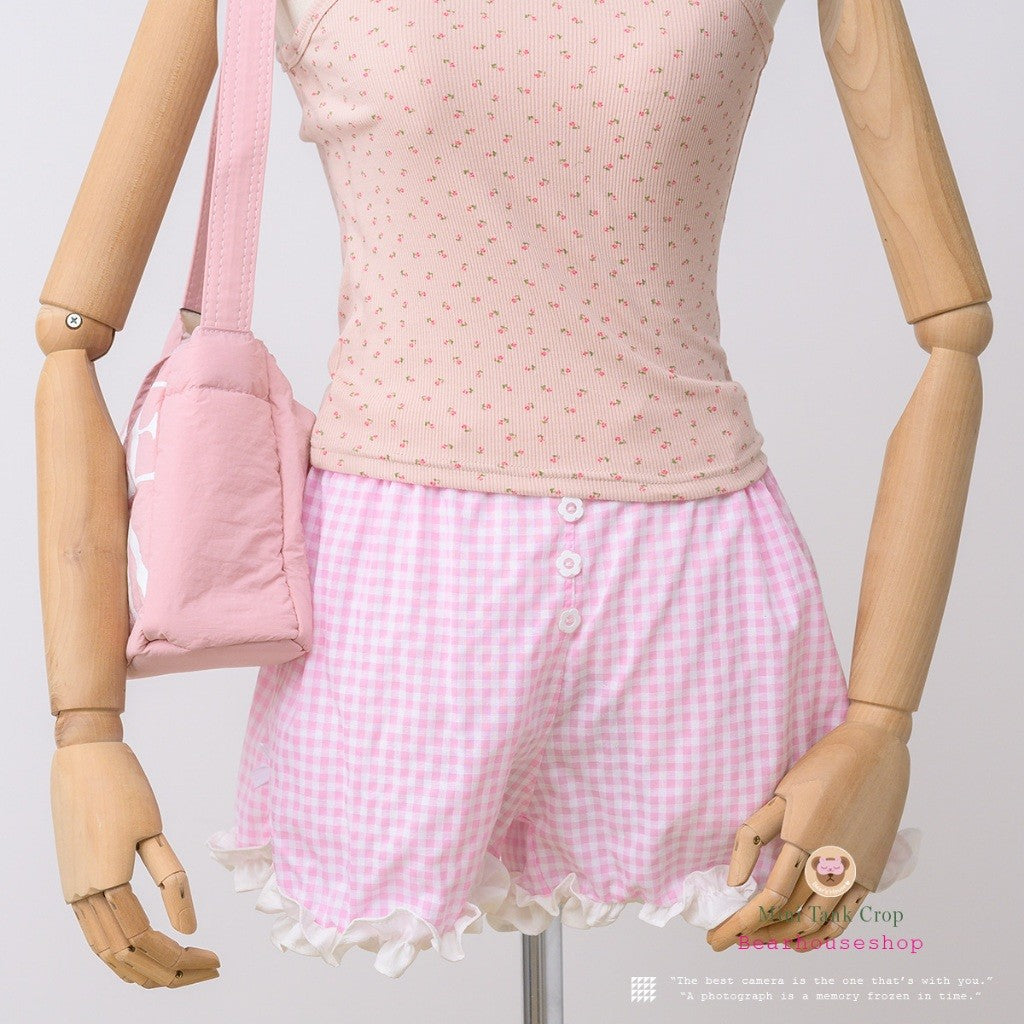 Mini Tank Crop Top and Bambi Scotte Pants